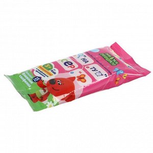Влажные салфетки Bambolina, детские, с ароматом конфет, 15 шт.