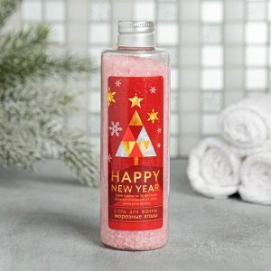 Набор "С Новым годом, красный" соль во флаконе, бомбочка для ванн