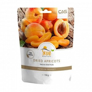 Абрикос сушеный dried apricots, sun emotions, 150г