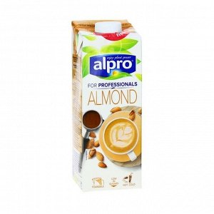 Напиток миндальный almond for professionals, тетрапак, alpro, 1л