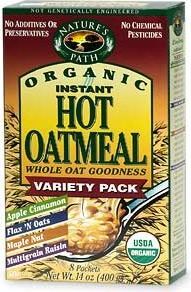 Овсяная каша органическая быстрого приготовления ассорти variety pack hot oatmeal, 400г