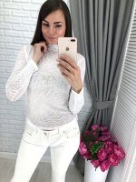 Водолазка ажурная