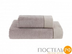 1019G10036165 Soft cotton набор полотенец LINEN 2 пр 50X100 75X150 серый