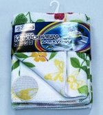 Салфетка из микрофибры для кухни 35*35 3шт/упак  SY-15  1/48
