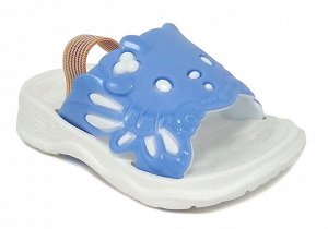 Пляжная обувь Дюна, артикул 951 M, цвет белый, синий, материал ЭВА