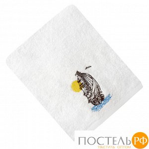 Tana Home Collection КОРАБЛЬ 30х70 полотенце белое