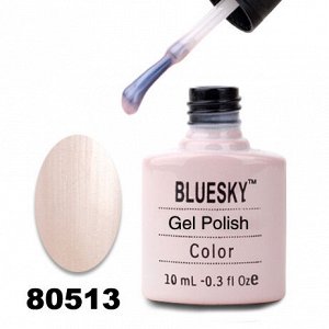 Гель лак Bluesky 80513-Полупрозрачный с микроблестками и легкийрозоватым оттенком