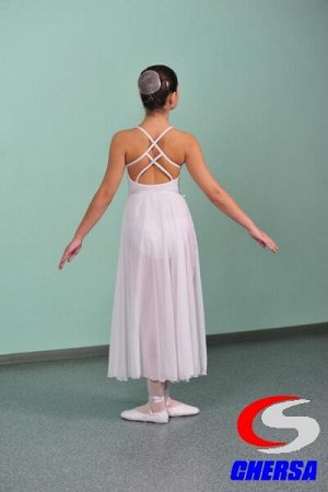 Юбка для балета и танцев на завязках длинная из шифона (Артикул: 1045 )