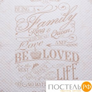 Покрывало "Этель" евро Be loved, 200*210 см, микрофибра   4527206