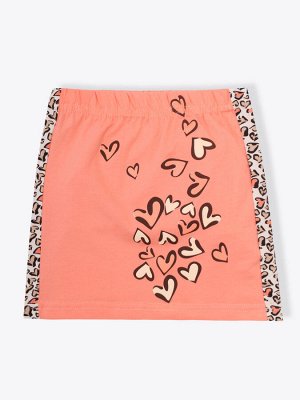 Персиковая юбка "WILDCAT" для девочки (5440626)
