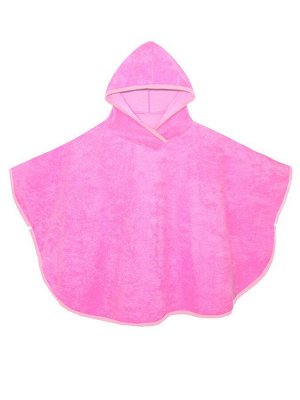 Розовый халат (пончо) для девочки (2192)