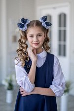 Хайди бант бел.синий