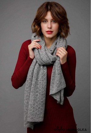 Палантин из 100% монгольской шерсти