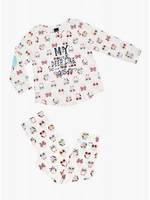 Детская пижама для девочек "Индефини" (Арт.951000-GTZ9053)