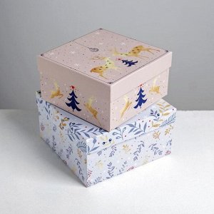 Набор подарочных коробок 6 в 1  «Нежность», 10 - 10 - 6 - 20 - 20 - 11 см