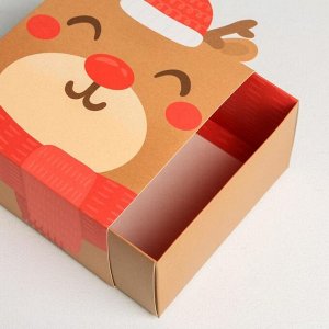 Коробка складная «Оленёнок», 15 х 15 х 8 см