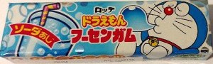 Резинка жевательная Doraemon со вкусом газировки Lotte, 15г, 1/20/400