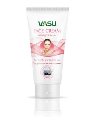 Крем для лица Здоровая и молодая кожа Васу Face Cream Vasu 60 мл.