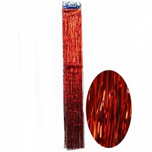 Дождик фольга мелкий 13 х 95 см цвет красный HS-18-10