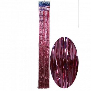 Дождик фольга мелкий 13 х 95 см цвет розовый HS-18-10