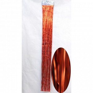 Дождик сатин мелкий 13 х 100 см цвет красный HS-18-11