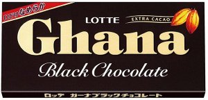 Шоколад ГАНА черный, Lotte, 50 гр. 1/10/120