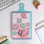Кулинарная книга на доске &quot;Cook book пончики&quot;