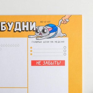 Планинг-расписание школьника А4, 30 л "Школьные будни"