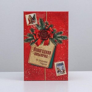 Коробка подарочная «Новогодняя посылка», 24 - 15,5 - 9,5 см