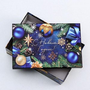 Коробка подарочная «Новогодние игрушки», 28 - 18,5 - 11,5 см