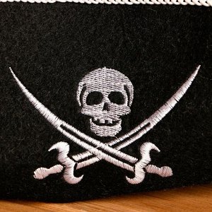 Шапка для бани "Шляпа Пират"