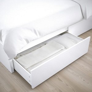 МАЛЬМ Ящик д/высокого каркаса кровати, белый200 см