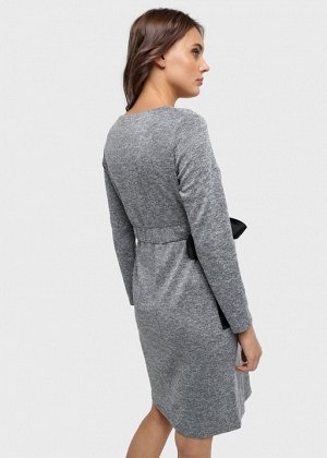 Платье "Нэнси" для беременных; серый меланж