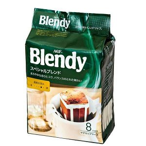 Кофе AGF Blendy спешиал молотый фильтр-пакет 1 уп * 8 шт.