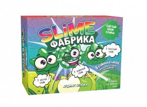 Юный химик арт.514 набор для опытов и экспериментов Слайм фабрика "Яблоко"