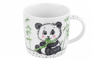 Кружка 300 мл 11*8*7,5 см "Панда с бамбуком"
