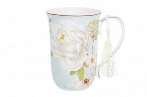 Кружка 450 мл 12,8*8,7*12,5 см "Дикая роза" NEW BONE CHINA