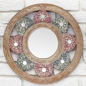 Панно зеркальное «Королевство», 40x1x40 см