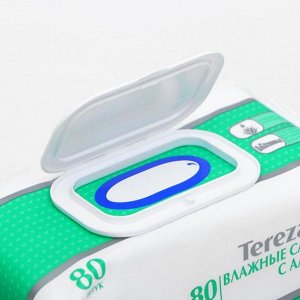 Влажные салфетки c Алоэ вера TerezaMed  80шт