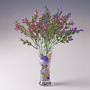 Цветок полевой, цвет в ассортименте, ПВХ, 33 см, 2 шт