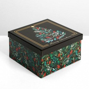 Набор подарочных коробок 10 в 1 «Новый год», 10.2 - 10.2 - 6?28.2 - 28.2 - 15 см