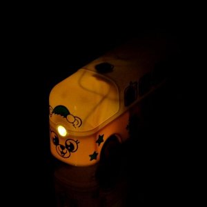 ZABIAKA Музыкальный проектор «Новогодний автобус» свет, звук, цвет белый