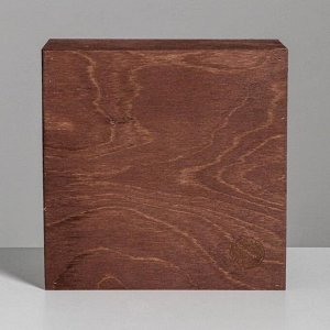 Ящик деревянный «Мужская», 20 - 20 - 10 см