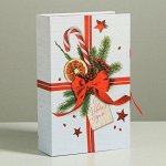 Коробка?книга «Счастья!», 20 ? 12.5 ? 5 см