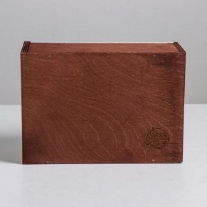 Ящик деревянный «Мандарины», 20 * 14 * 8 см