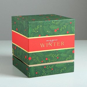 Набор подарочных коробок 3 в 1 «Новогодняя сказка», 11 - 9 - 9?20 - 18 - 18 см