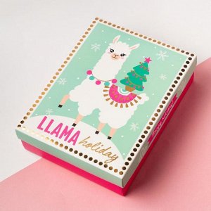 Набор подарочный KAFTAN "Llama Holidays" носки и аксессуары