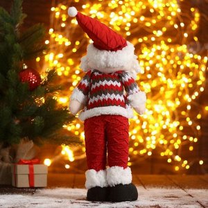 Мягкая игрушка "Дед Мороз-пузатик" 12х40 см, красный