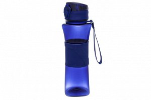 Бутылка для воды 550 мл 8*7,5*23 см "Синяя"