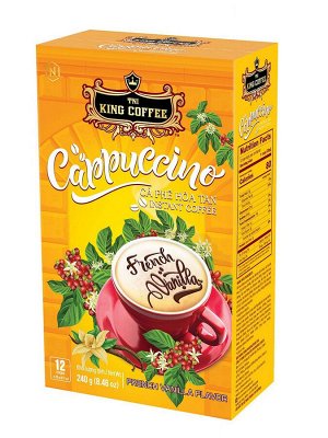 Вьетнамский растворимый кофе «King coffee » Капучино 1 пакетик - 20гр